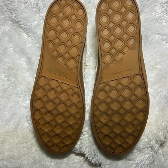 Tory Burch Women’s T-Logo Canvas High Top Sneaker Size 9 - Picture 8 of 9